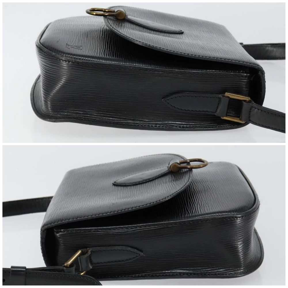 LOUIS VUITTON Epi Saint Cloud GM Shoulder Bag Black Noir - Picture 16 of 16